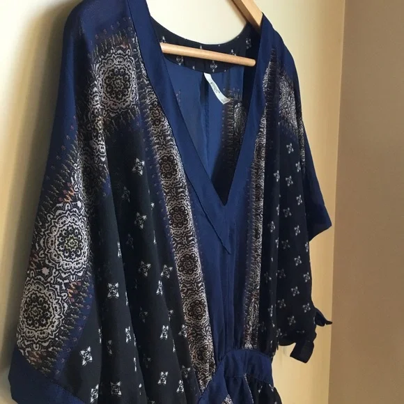 Free People Santana Cruz Sheer Overlay Mini Dress - Picture 9 of 10